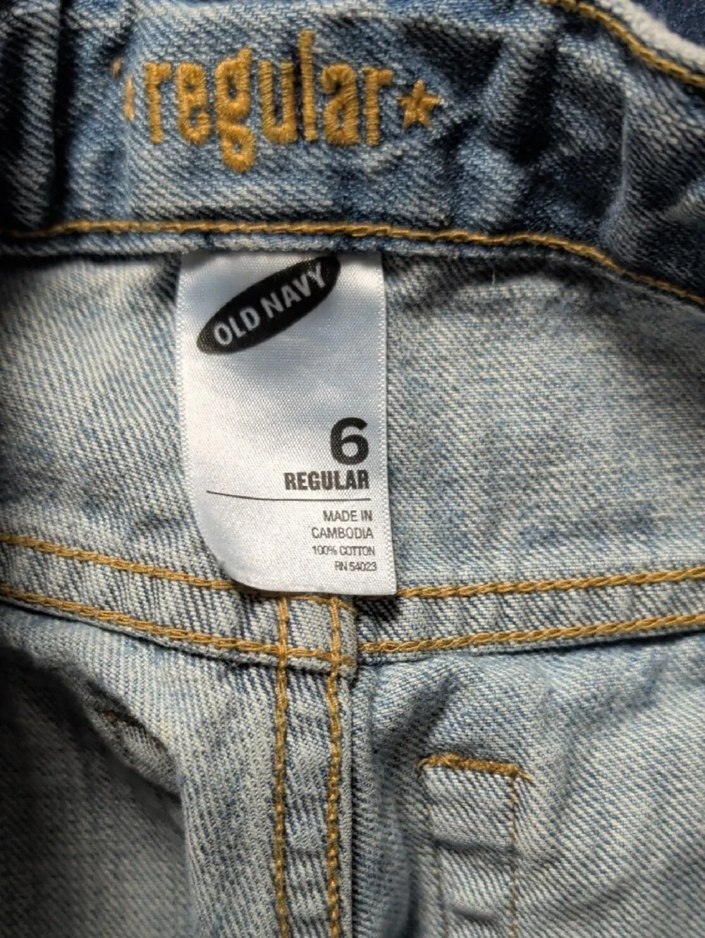 Old Navy Light Wash Kids Straight-Leg Jeans